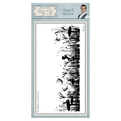 Creative Expressions Sentimentally Yours Pre Cut Rubber Stamp Set - Magical Meadow